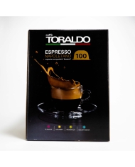 CAFFÈ TORALDO Espresso Napoletano Miscela Classica Compatibile Con Bialetti 100 Capsule  Caffè Toraldo
