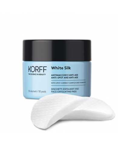 KORFF White Silk Dischetti Esfolianti Viso Antimacchie E Anti-Age 50 Dischetti 976295244 Korff