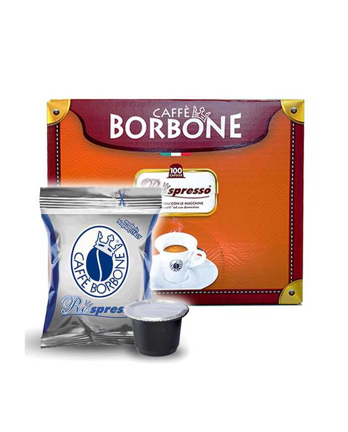 CAFFÈ BORBONE Re Espresso Miscela Blu Compatibile Con Nespresso 100