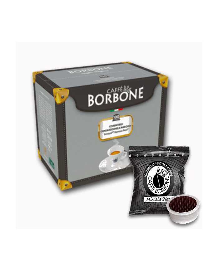 CAFFÈ BORBONE Miscela Nera Compatibile Con Lavazza E Espresso Point 100 Capsule  Caffè Borbone