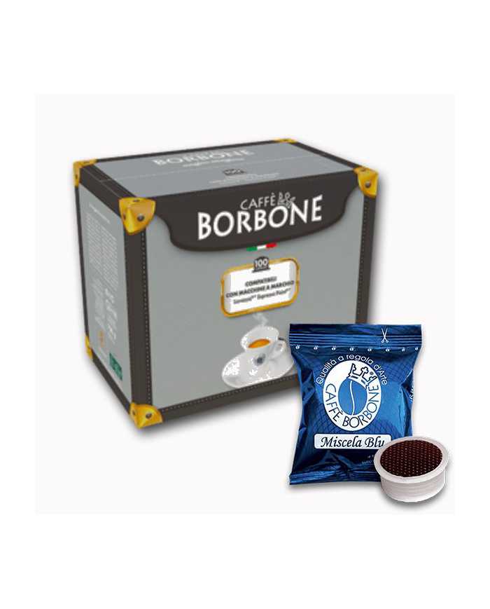 CAFFÈ BORBONE Miscela Blu Compatibile Con Lavazza E Espresso Point 100 Capsule  Caffè Borbone
