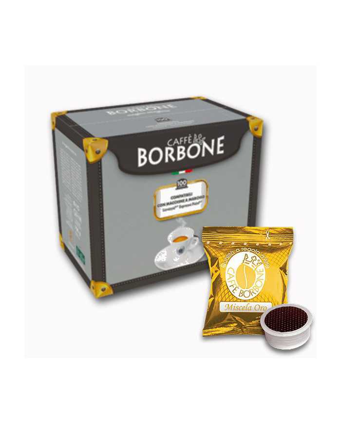 CAFFÈ BORBONE Miscela Oro Compatibile Con Lavazza E Espresso Point 100 Capsule  Caffè Borbone