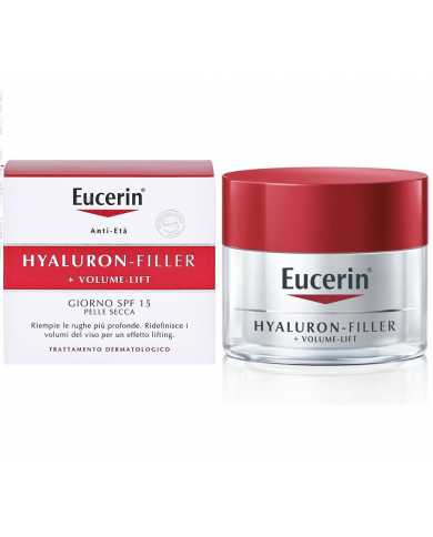 EUCERIN Anti Age Hyaluron-Filler + Volume-Lift Crema Giorno 15 SPF Pelle Secca 50 ml 924289438 Eucerin