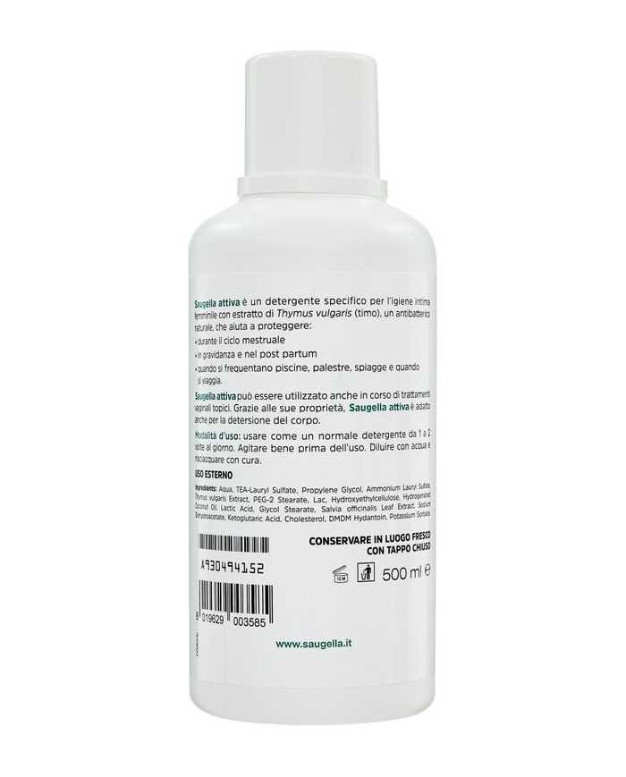 SAUGELLA Attiva Ph 3,5 Detergente Intimo 500 ml 930494152 Saugella