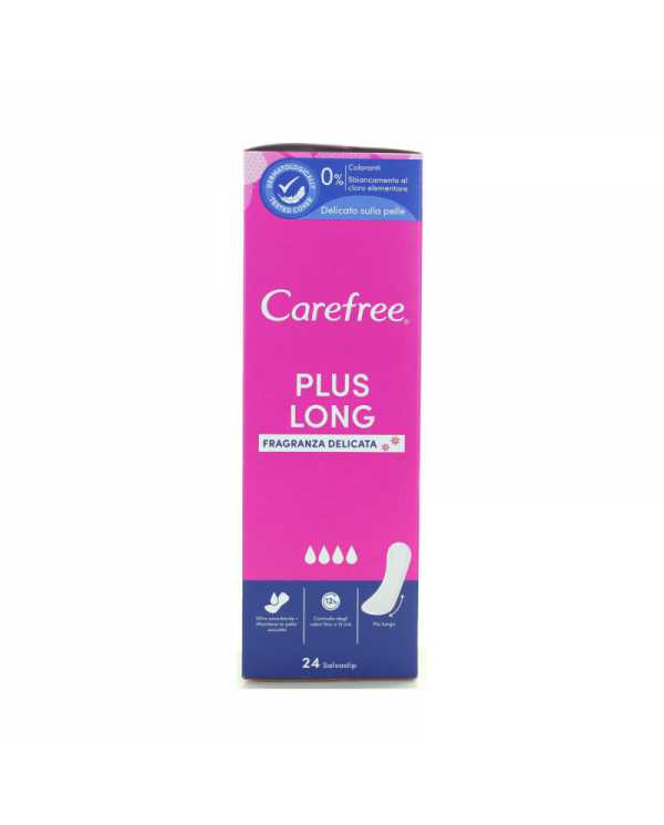 CAREFREE Plus Long Salvaslip Delicatamente Profumato L/XL 24 Pezzi  Carefree