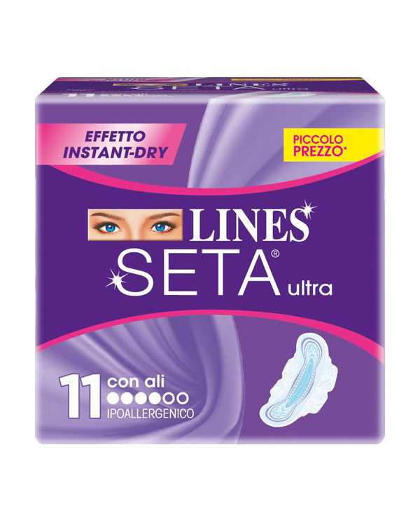 LINES Seta Ultra Assorbente Con Ali 11 Pezzi  Lines