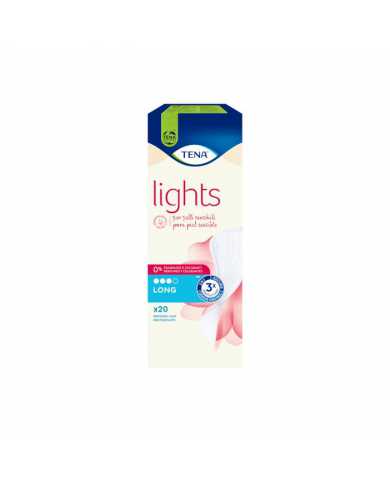 TENA Lights Proteggi-Slip Lungo 20 Pezzi  Tena