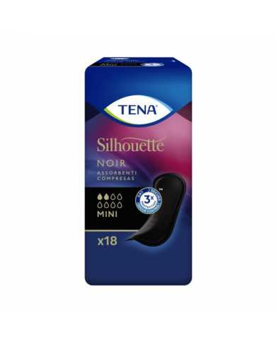 TENA Silhouette Noir Assorbenti Mini 18 Pezzi  Tena