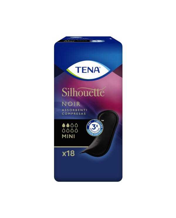 TENA Silhouette Noir Assorbenti Mini 18 Pezzi  Tena