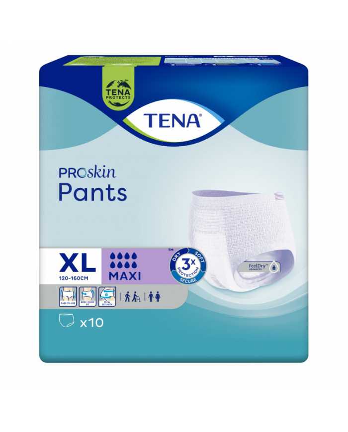 TENA Proskin Pants Maxi XL 10 Pezzi  Tena