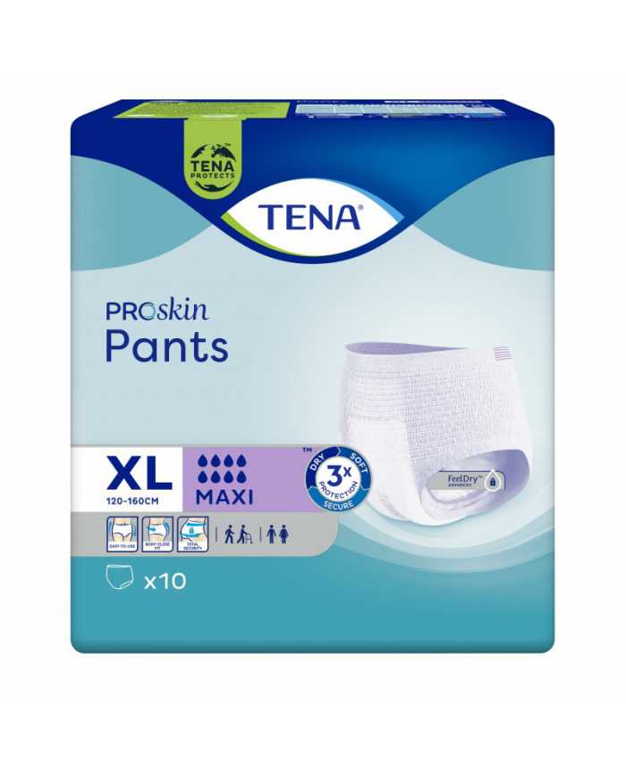 TENA Proskin Pants Maxi XL 10 Pezzi