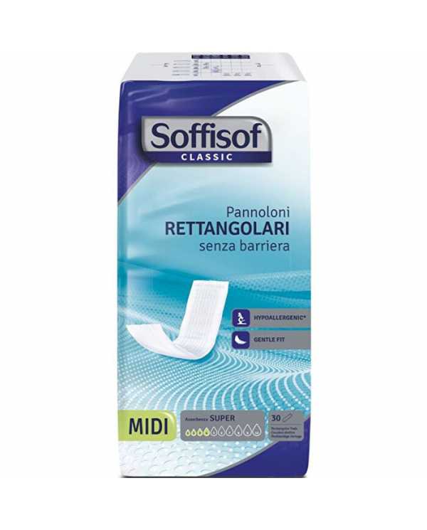 SOFFISOF Classic Pannoloni Rettangolari Super Midi 30 Pezzi 8007300009056 Soffisof