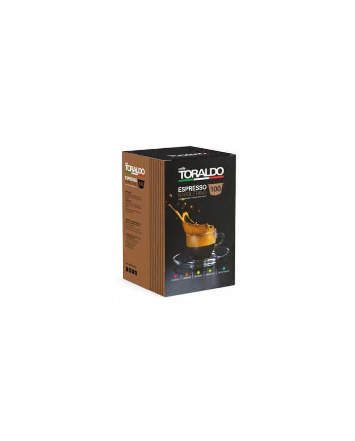 CAFFÈ TORALDO Espresso Napoletano Miscela Gourmet Compatibile Con Nescafé Dolce Gusto 100 Capsule  Caffè Toraldo