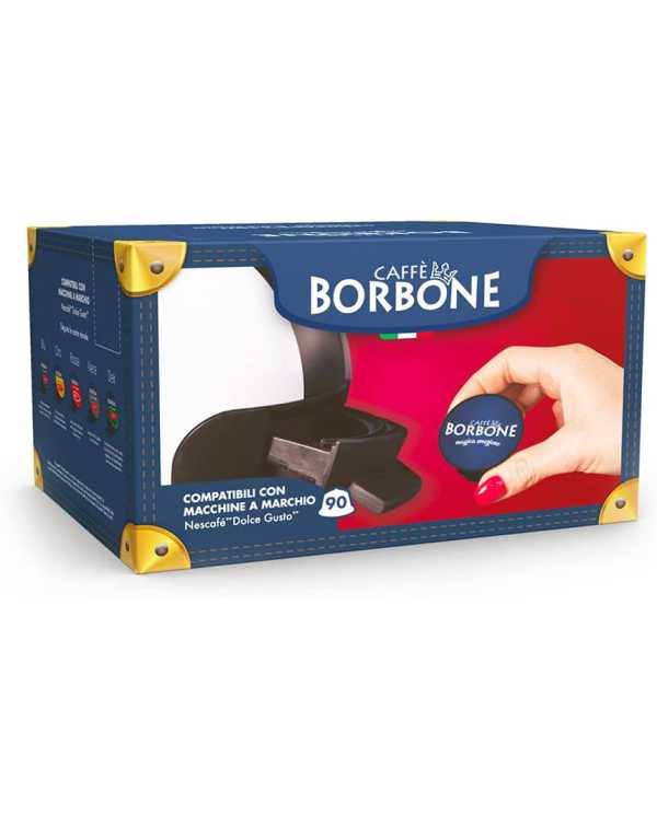 CAFFÈ BORBONE Miscela Rossa Compatibile Con Nescafé Dolce Gusto 90 Capsule  Caffè Borbone