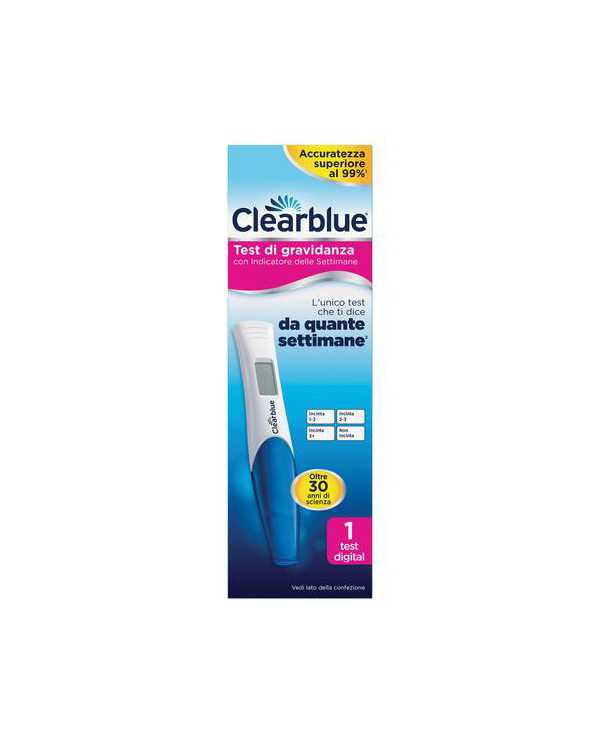 CLEARBLUE Test Indicatore delle Settimane 1 Pezzo 913228096 Clearblu