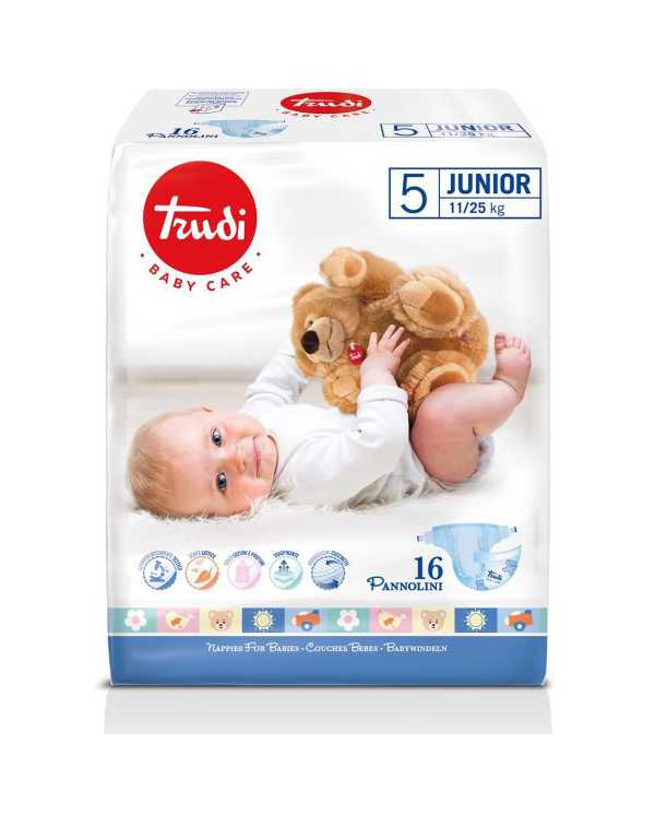 TRUDI Baby Care Pannolino Bambino 11/25 KG 16 Pezzi 982463236 Trudi