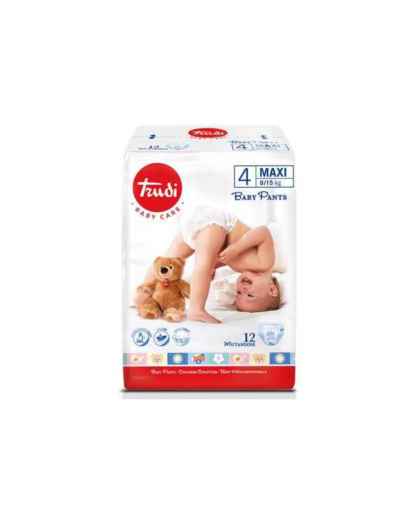 TRUDI Baby Care Pants Maxi 8/15 KG 12 Pezzi 982984890 Trudi