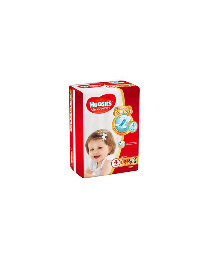 HUGGIES Ultra Comfort Taglia 4 7/18 kg 18 Pezzi 5029053567501 Huggies