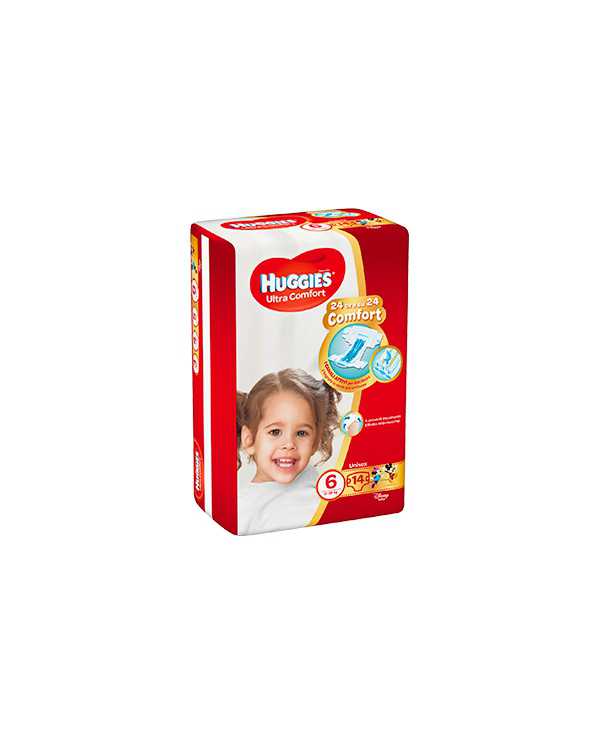 HUGGIES Ultra Comfort Taglia 6 16/30 kg 14 Pezzi 5029053567525 Huggies