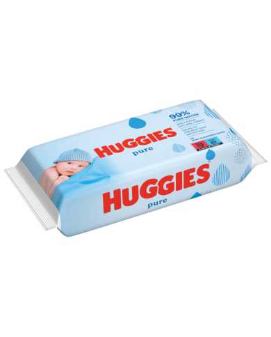 HUGGIES Pure Salviettine Umidificate 56 Pezzi 5029053550039 Huggies