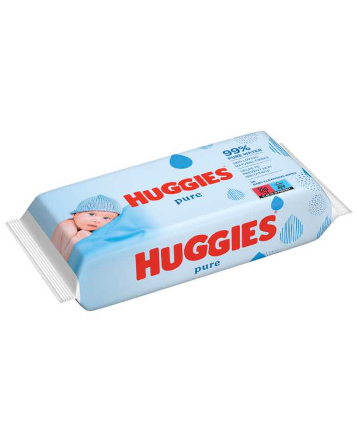 HUGGIES Pure Salviettine Umidificate 56 Pezzi 5029053550039 Huggies