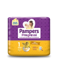 PAMPERS Progressi Taglia 1 2/5kg 28 Pezzi 901560351 Pampers