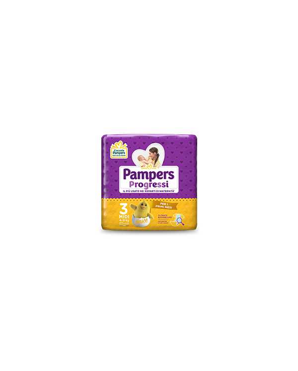 PAMPERS Progressi Taglia 3 4/9kg 27 Pezzi 930854688 Pampers