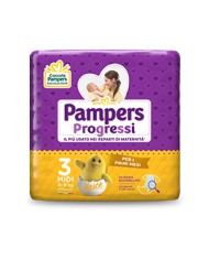 PAMPERS Progressi Taglia 3 4/9kg 27 Pezzi 930854688 Pampers