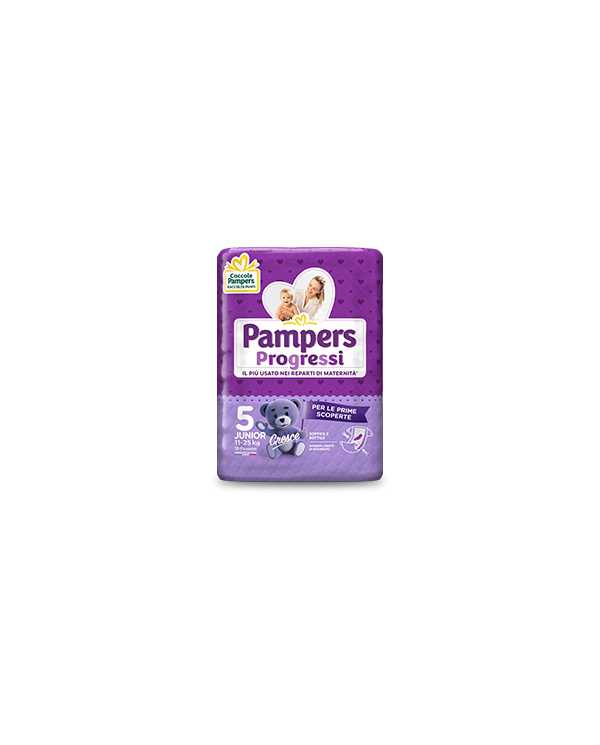 PAMPERS Progressi Taglia 5 12/18kg 19 Pezzi 975026473 Pampers