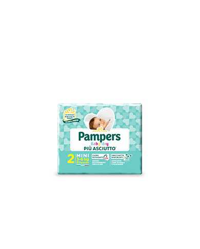 PAMPERS Baby Dry Taglia 2 3/6 Kg 24 Pannolini 925944668 Pampers