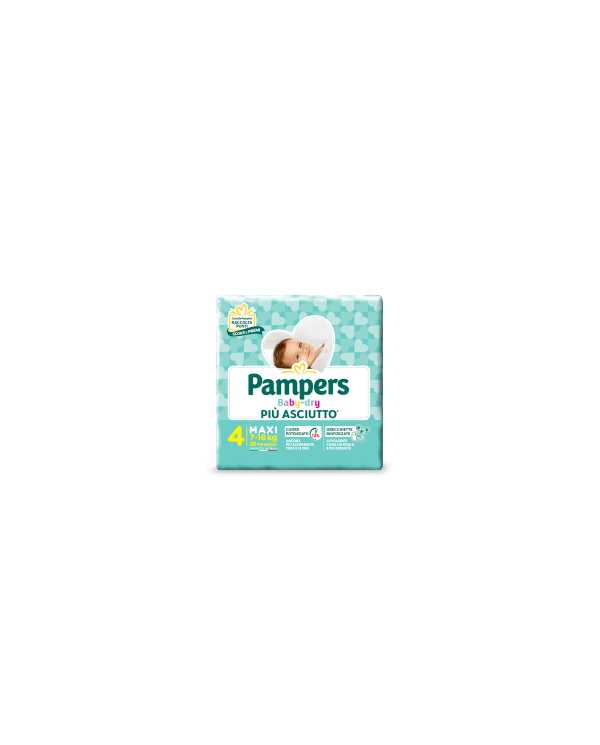 PAMPERS Baby Dry Taglia 4 7/18 Kg 18 Pannolini 984235933 Pampers