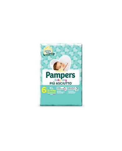 PAMPERS Baby Dry Taglia 6 15/30 Kg 14 Pannolini 976402863 Pampers