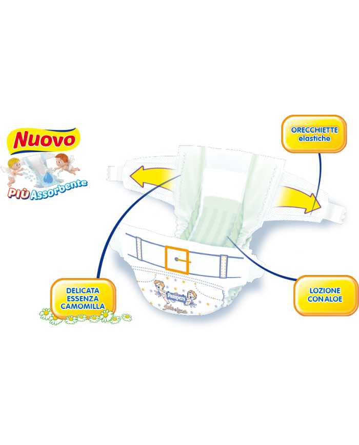 PAMPERS Sole&Luna Taglia 4 7/18kg 18 Pezzi 925891261 Pampers