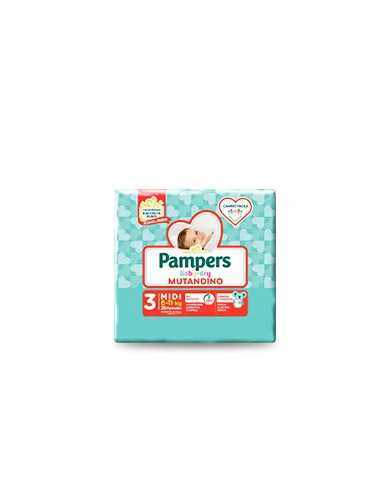 PAMPERS Mutandino Baby-Dry Taglia 3 6/11 kg 19 Pezzi 975026333 Pampers