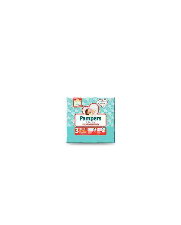 PAMPERS Mutandino Baby-Dry Taglia 3 6/11 kg 19 Pezzi 975026333 Pampers