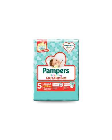 PAMPERS Mutandino Baby-Dry Taglia 5 12/18kg 14 Pezzi 978260584 Pampers