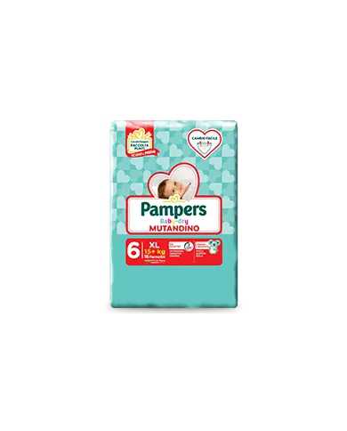 PAMPERS Mutandino Baby-Dry Taglia 6 15Kg + 14 Pezzi 975026360 Pampers