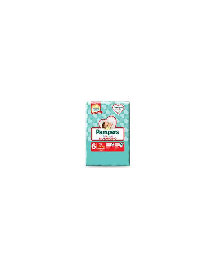 PAMPERS Mutandino Baby-Dry Taglia 6 15Kg + 14 Pezzi 975026360 Pampers