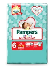 PAMPERS Mutandino Baby-Dry Taglia 6 15Kg + 14 Pezzi 975026360 Pampers