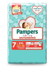 PAMPERS Mutandino Baby-Dry Taglia 7 17kg+ 13 Pezzi 982950913 Pampers
