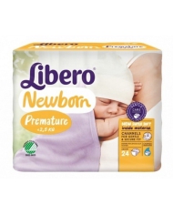 LIBERO Newborn Premature meno di 2,5kg 24 Pezzi 980793083 Libero