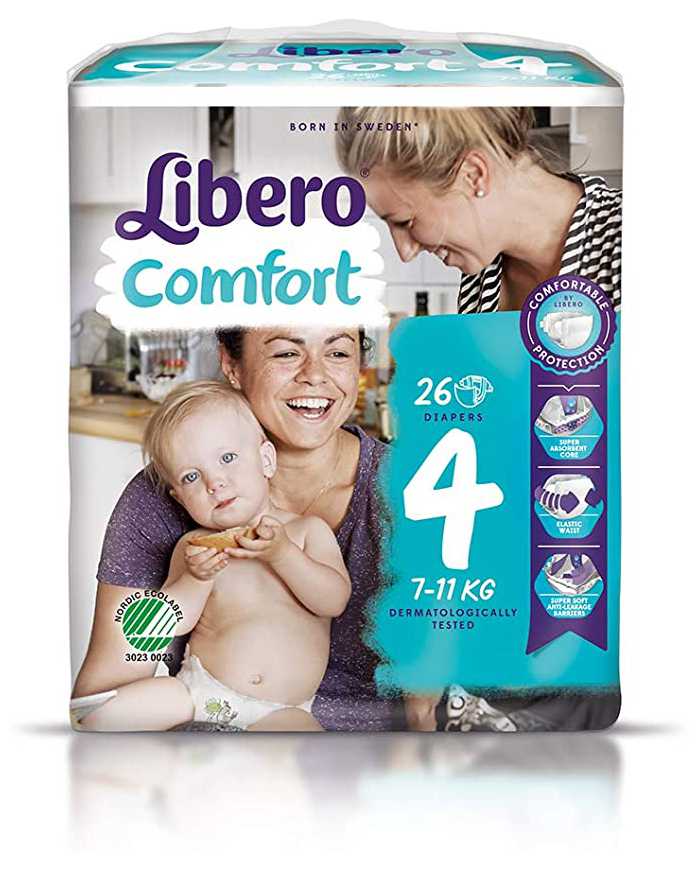 LIBERO Comfort Taglia 4 7/11kg 26 Pezzi 978433720 Libero