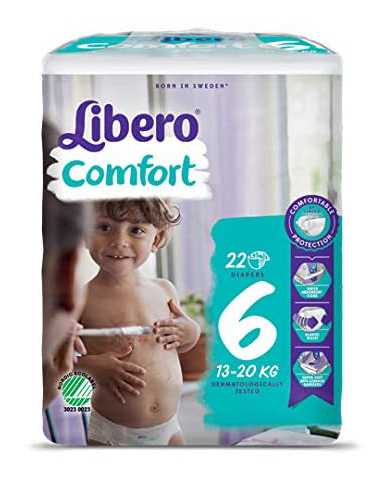LIBERO Comfort Taglia 6 13/20kg 22 Pezzi 978433744 Libero