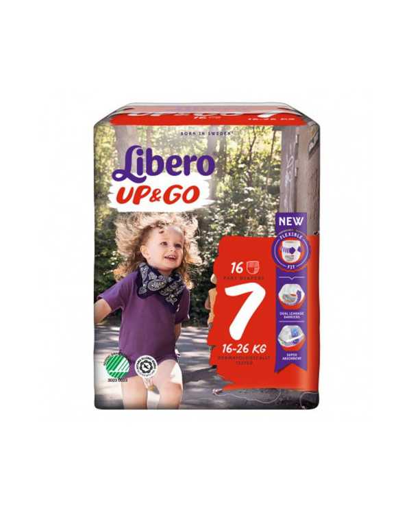 LIBERO Up&Go Taglia 7 16/26kg 16 Pezzi 978433783 Libero