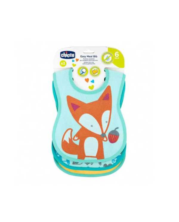 CHICCO Bavaglino Pappa Neutro 6 Mesi+ 3 Pezzi 973590250 Chicco