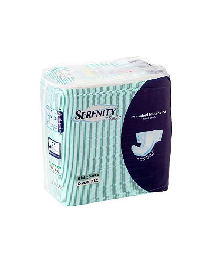 SERENITY Classic Pannolone Mutandina Super XL 15 Pezzi 903600587 serenity