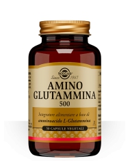 Solgar Amino Glutammina 500 Integratore Memoria 50 Capsule 945150670 Solgar