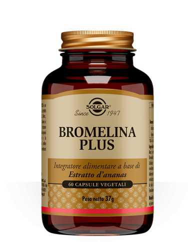 SOLGAR Bromelina Plus 60 Capsule 943802052 Solgar