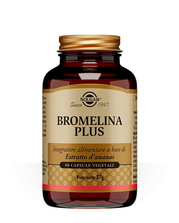 SOLGAR Bromelina Plus 60 Capsule 943802052 Solgar