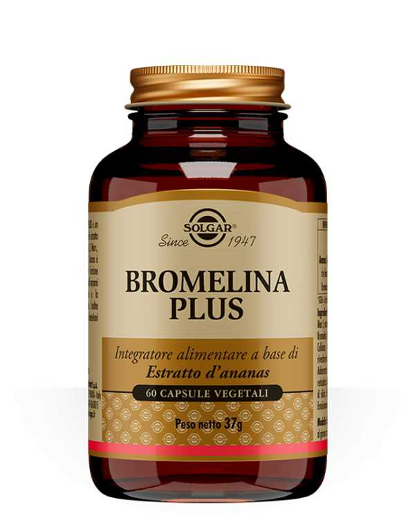 SOLGAR Bromelina Plus 60 Capsule 943802052 Solgar